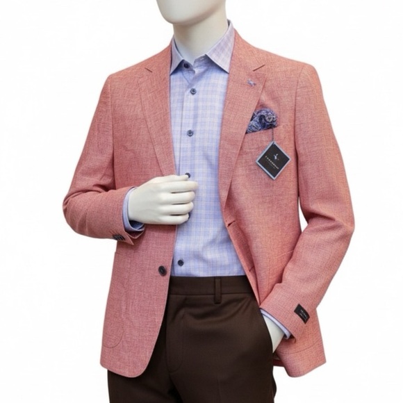 New Tailorbyrdlinen blend 2 button lightweight sports coat men’s size 40S